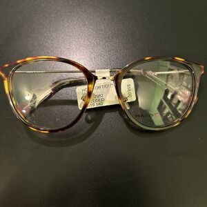 Hard Candy HC57 Eyeglasses Frame Tortoise Gold 51-19-140 NWT